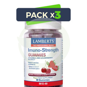 Pack 3x Inmuno-Strenght 60 Gominolas Lamberts