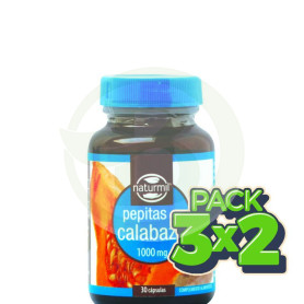 Pack 3x2 Calabaza 1.000Mg. 30 Cápsulas Naturmil
