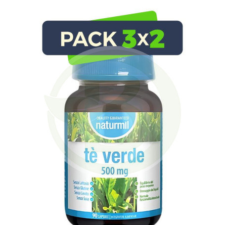 Te Verde 500Mg 90 Cápsulas Naturmil
