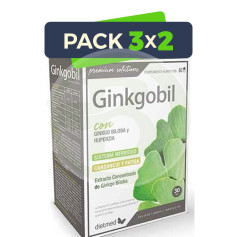 Pack 3x2 Ginkgobil 60 Capsules Dietmed