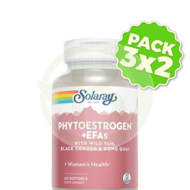 Pack 3x2 Plus Phytoestrogen 60 Cápsulas Solaray