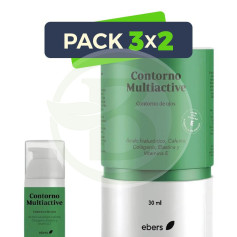 Pack 3x2 Contour des Yeux Multiactif 30 ml Ebers