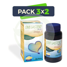 Pack 3x2 Omegastend Plus 60 Perlas Derbos