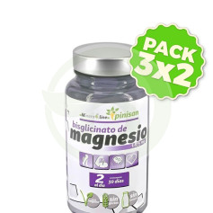 Pack 3x2 Bisglycinate de Magnésium 60 Comprimés Pinisan