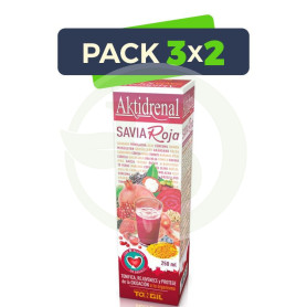 Pack 3x2 Aktidrenal Savia Roja 250Ml. Tongil