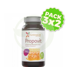 Pack 3x2 Propovit 450Mg. 60 Cápsulas Mundo Natural