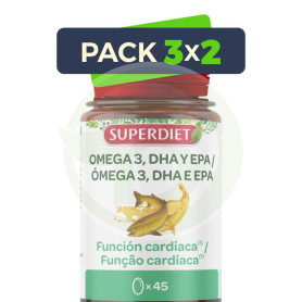 Pack 3x2 Omega 3 Dha Epa 45 Cápsulas Superdiet