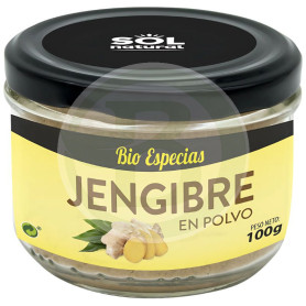 Gingembre en poudre Bio 100Gr. Soleil naturel