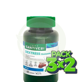 Pack 3x2 Dextress Gummies 60 Gominolas Masticables Santiveri