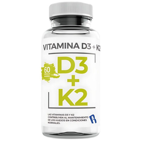 Vitamine D3+K2 60 gélules Bequisa