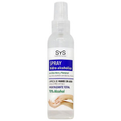 Spray hydroalcoolique pour les mains à l&#39;aloe vera 125 ml Sys