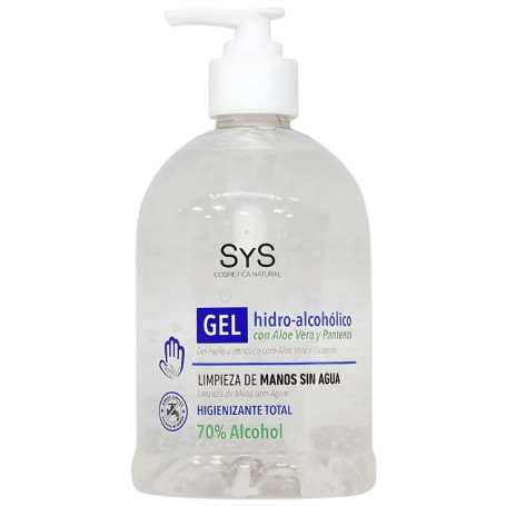Gel hydroalcoolique pour les mains à l&#39;aloe vera 500 ml Sys