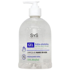 Gel hydroalcoolique pour les mains à l&#39;aloe vera 500 ml Sys