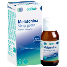 Gouttes de mélatonine pour le sommeil 60 ml Sakai