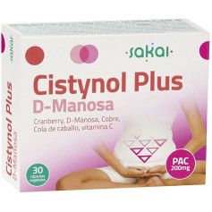 Cistynol Mannose Plus 30 gélules végétales Sakai