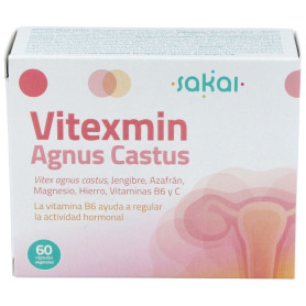 Vitexmin Agnus Castus 60 Gélules Végétales Sakai