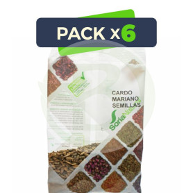 Pack 6x Cardo Mariano Semillas Bolsa Soria Natural