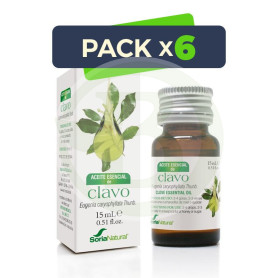 Pack 6x Aceite Esencial de Clavo Soria Natural
