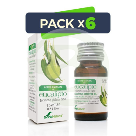Pack 6x Aceite Esencial de Eucalipto Soria Natural