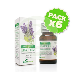Pack 6x Aceite Esencial de Lavanda Soria Natural