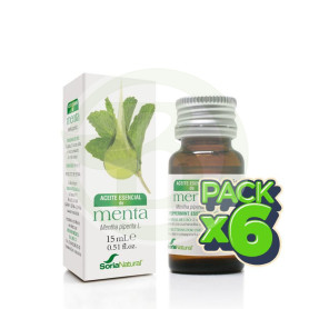Pack 6x Aceite Esencial de Menta Soria Natural