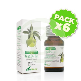 Pack 6x Aceite Esencial de Salvia Soria Natural