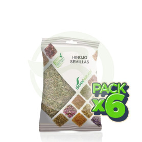 Pack 6x Hinojo Semillas Bolsa 100Gr. Soria Natural