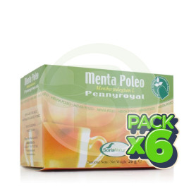 Pack 6x Infusiones de Menta-Poleo 20 Filtros Soria Natural