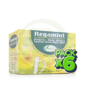 Pack 6x Infusiones de Regamint 20 Filtros Soria Natural