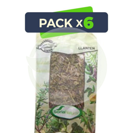 Pack 6x Llantén Bolsa 40Gr. Soria Natural