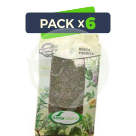 Pack 6x Menta Piperita Bolsa 30Gr. Soria Natural