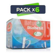 Pack de 6 filtres Natusor 15 Diabesil 20 Soria Natural