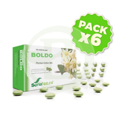 Pack 6x Boldo 60 Comprimés Soria Natural