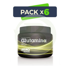 Pack 6x Glutamina 200Gr. MGDose