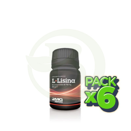 Pack 6x L-Lisina 60 Comprimidos MGDose