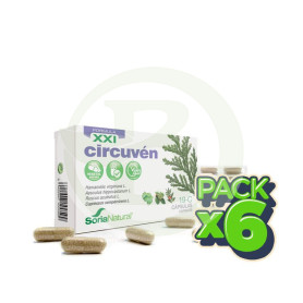 Pack 6x Circuven Fórmula XXI 30 Cápsulas Soria Natural