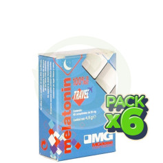 Pack 6x Mélatonine Voyage 1,8Mg. Comprimés de 90 mg
