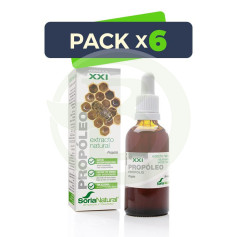 Pack 6x Extrait de Propolis Formule XXI 50Ml. Soria Natural