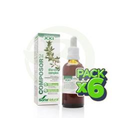 Pack 6x Composor 24 Formule XXI 50Ml. Soria Natural