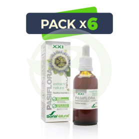 Pack 6x Extracto de Pasiflora Fórmula XXI 50Ml. Soria Natural