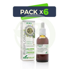 Pack 6x Extracto de Pasiflora Fórmula XXI 50Ml. Soria Natural