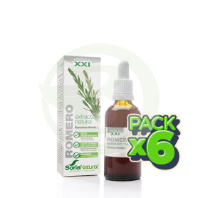 Pack 6x Extracto de Romero Fórmula XXI 50Ml. Soria Natural