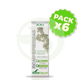 Pack 6x Extracto de Rompepiedras Fórmula XXI 50Ml. Soria Natural