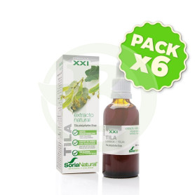 Pack 6x Extracto de Tila Fórmula XXI 50Ml. Soria Natural