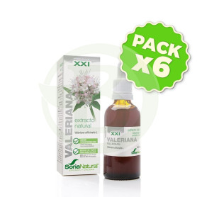 Pack 6x Extracto de Valeriana Fórmula XXI 50Ml. Soria Natural