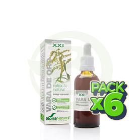 Pack 6x Extracto de Vara de Oro Fórmula XXI 50Ml. Soria Natural