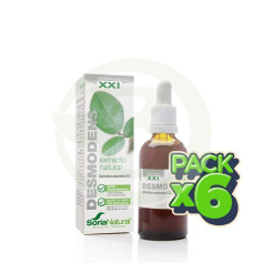 Pack 6x Extrait de Desmodium Formule XXI 50Ml. Soria Natural