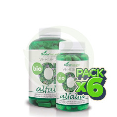 Pack de 6 x Luzerne verte BIO 240 gélules Soria Natural