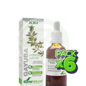 Pack 6x Extracto De Gayuba Formula XXI 50Ml. Soria Natural