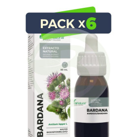 Pack 6x Extracto De Bardana XXI 50Ml. Soria Natural